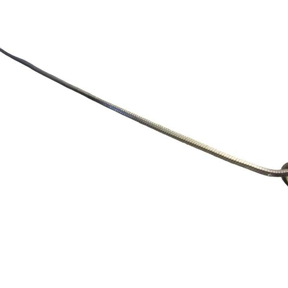 Silver Tone Dolphin Necklace Ocean Abalone Pendant Chain - Picture 7 of 13